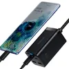 Baseus GaN3 Pro szybka ładowarka sieciowa GaN 2 x USB Typ C / 2 x USB 65W PD, QC4.0+, AFC, PPS + kabel USB Typ C - USB Typ C 1m 